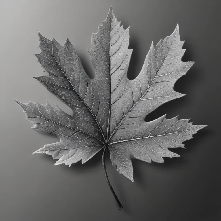 clipart of leaf black and white
