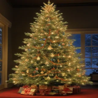 transparent christmas tree