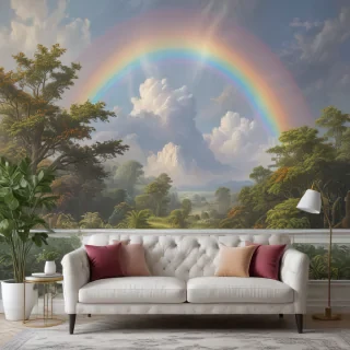 aesthetic rainbow wallpaper
