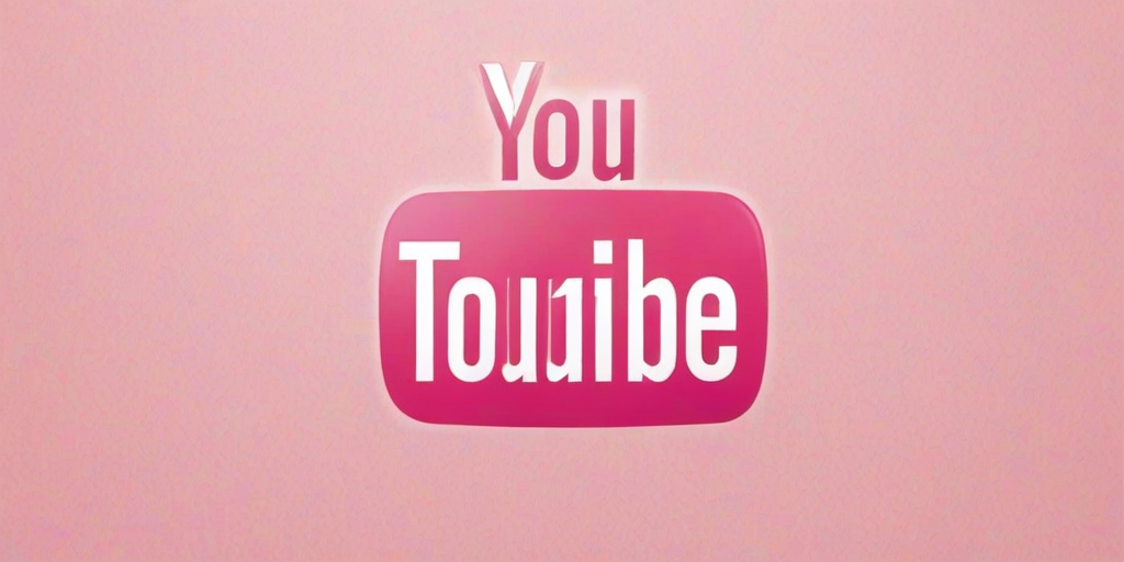 pink youtube logo