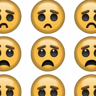sad face emoji png