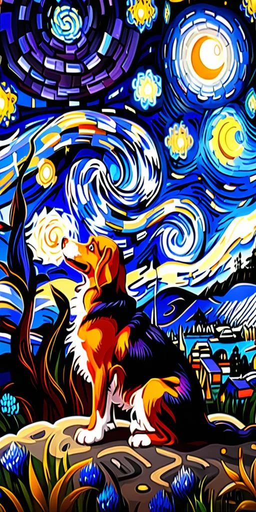 starry night png