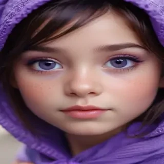 purple cute