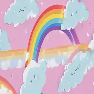 cute rainbow wallpaper