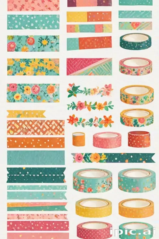 washi tape clipart