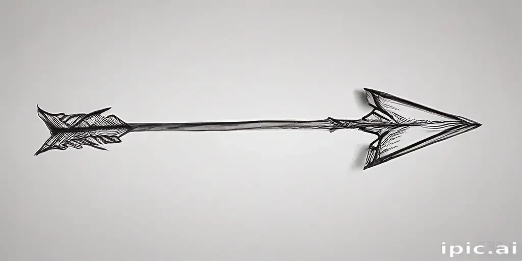 drawn arrow