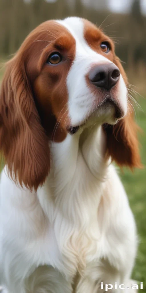 irish red and white setter
