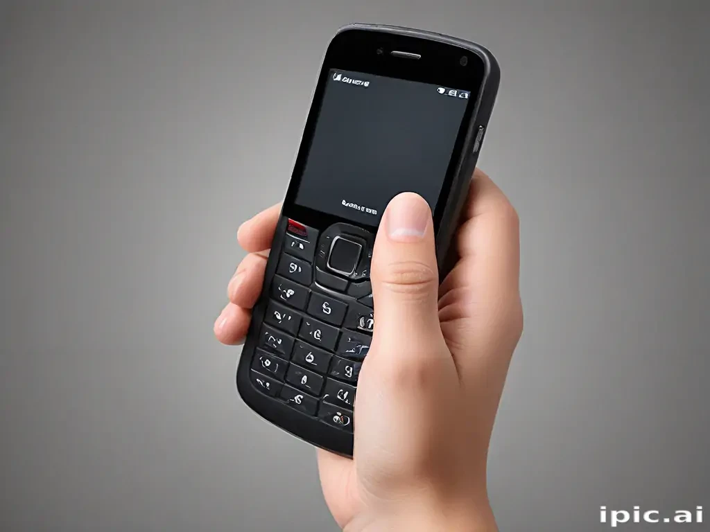 phone with hand