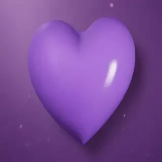 purple aesthetic heart