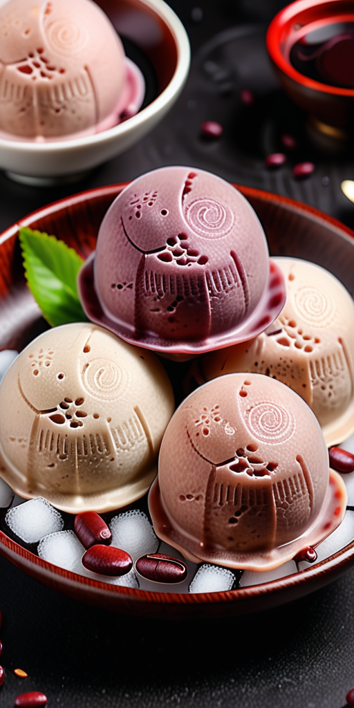 red bean mochi ice cream