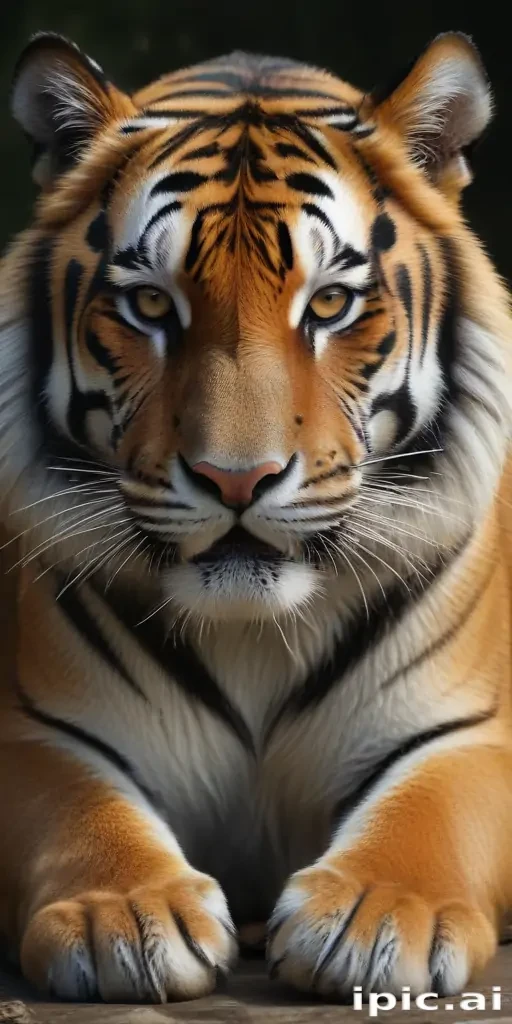 tiger transparent