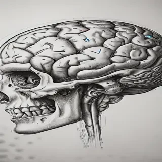 brain sketch