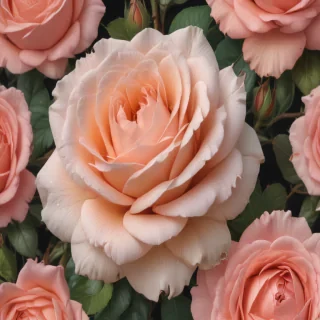 vintage rose illustration