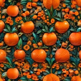 cute orange wallpaper