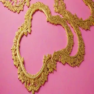 pink and gold background
