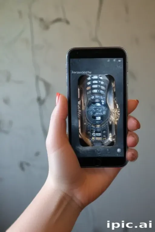 hand holding phone png