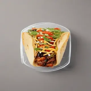 transparent taco