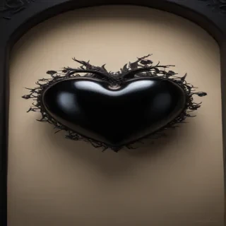 black heart image