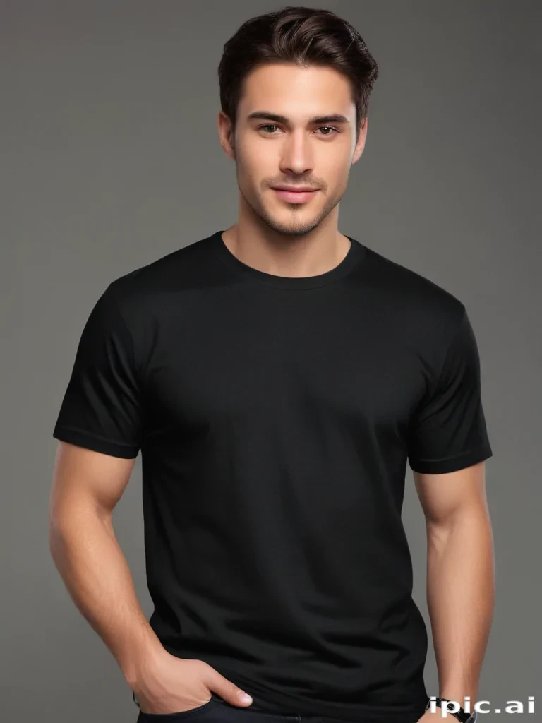 black tee png