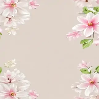 flower background transparent