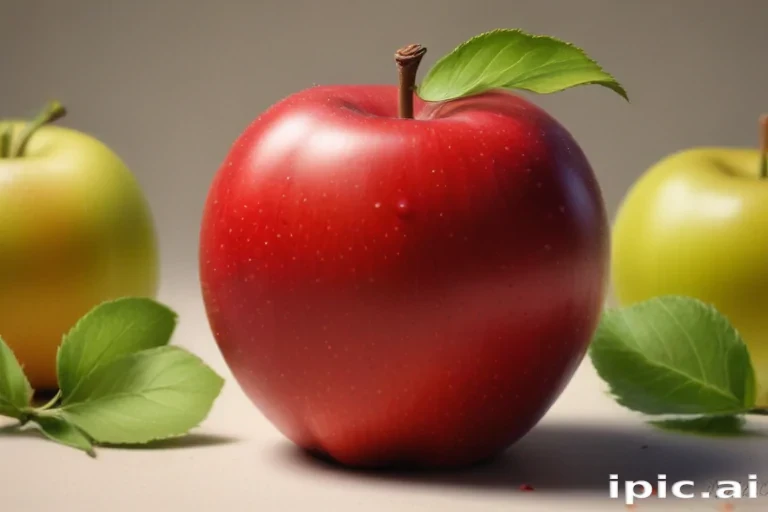 drawn apples