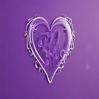 purple wallpaper heart