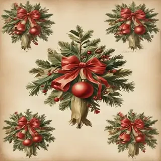 free printable vintage christmas images