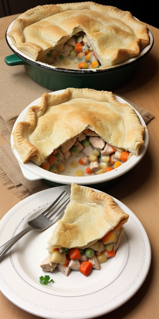 what goes with a chicken pot pie