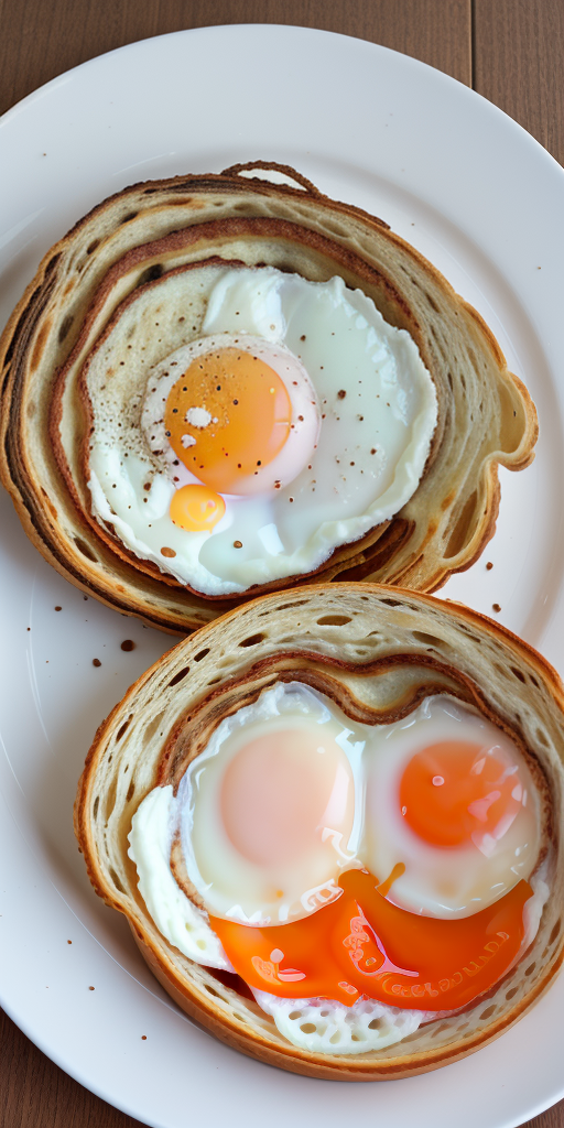 egg in a nest breakfast