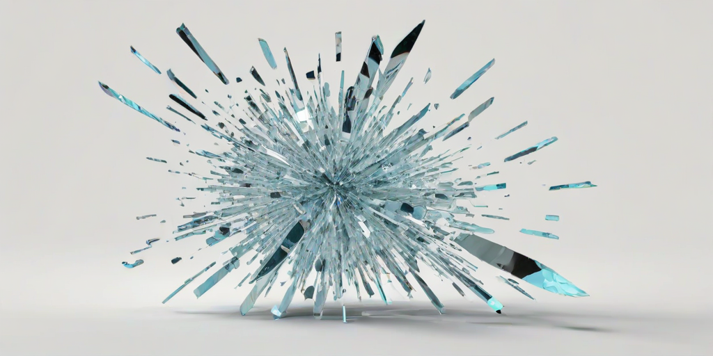 glass shattering png