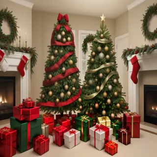 christmas tree no background