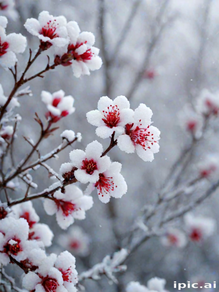 winter flower wallpaper background
