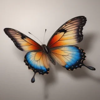 picture of butterfly drawing