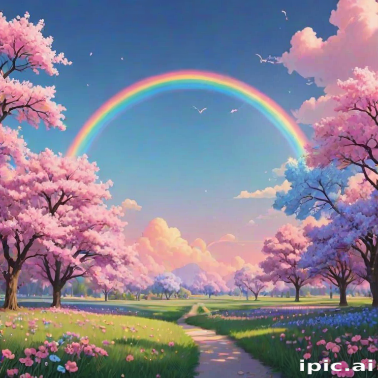 rainbow wallpaper aesthetic
