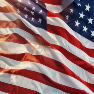 american flag aesthetic