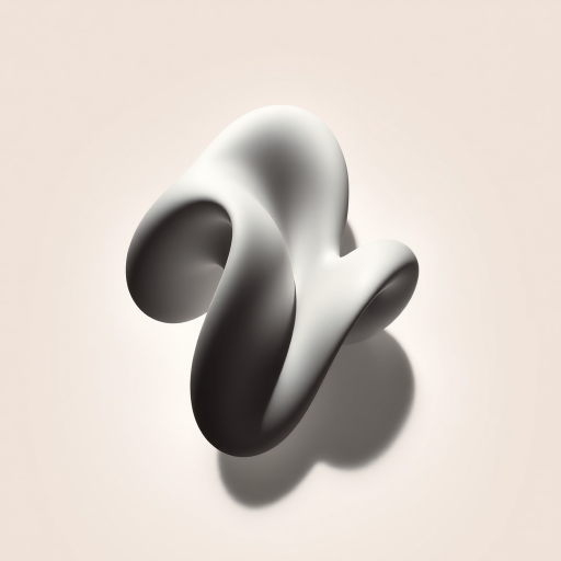 Capture a high-contrast abstract shape against a solid background using a DSLR camera at f/8 aperture, 1/250s shutter speed, ISO 100, with a wide-angle lens, shot from a directly overhead view to enhance clarity and detail.