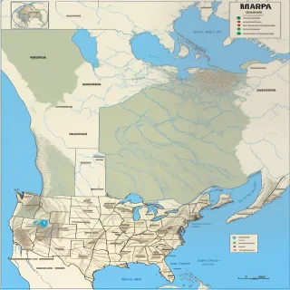mapa usa