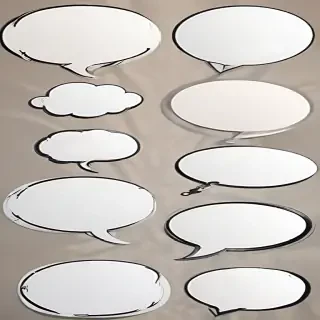 speech bubble clip art