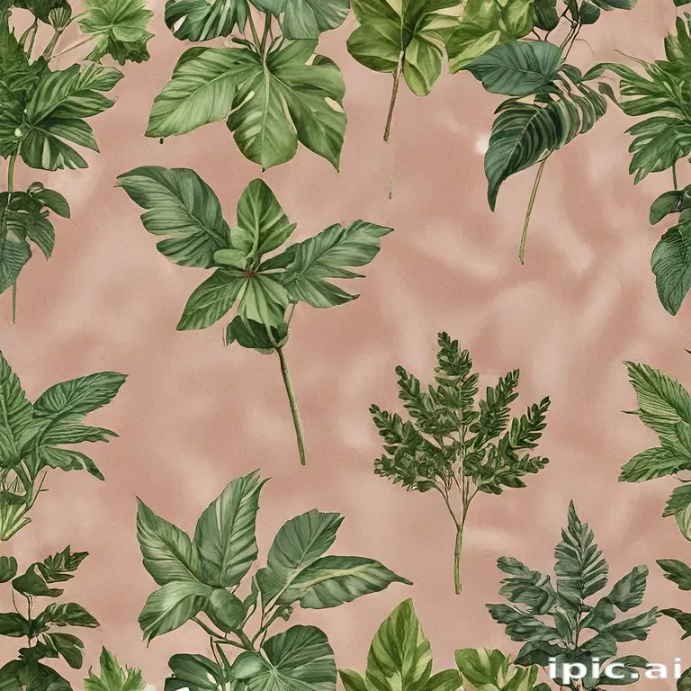 plants no background