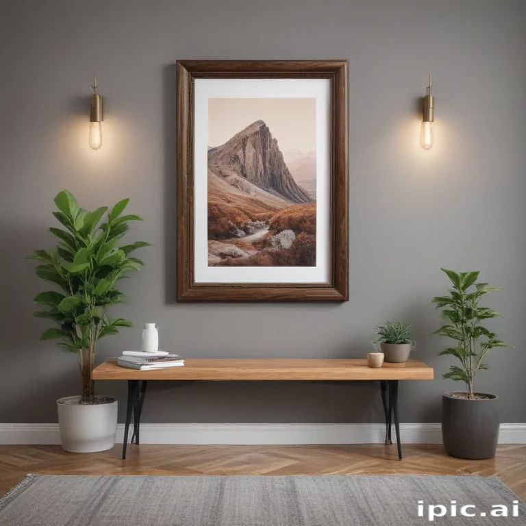 framed art mockup