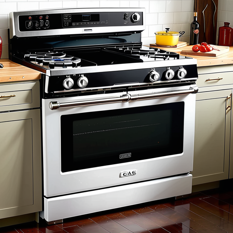 converting an electric range to gas