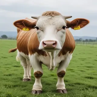 transparent cow