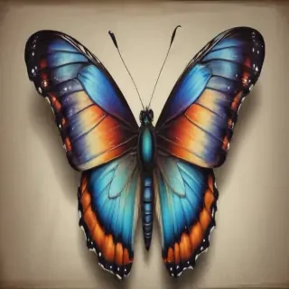 picture of a butterfly drawing