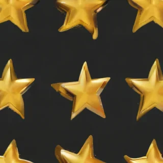 gold star sticker png