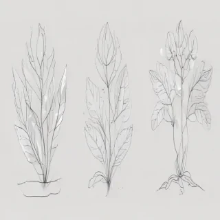 transparent line art