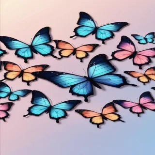 aesthetic butterfly background