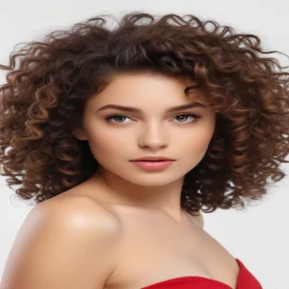 curly hair png