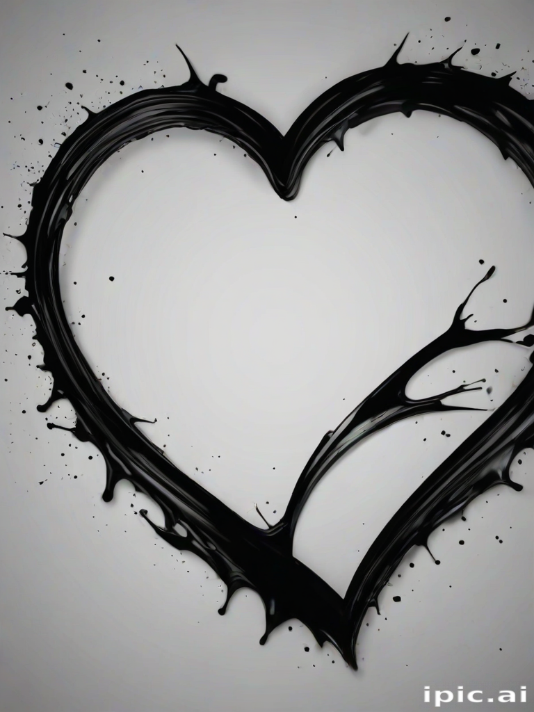 black heart background