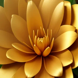 gold flower png