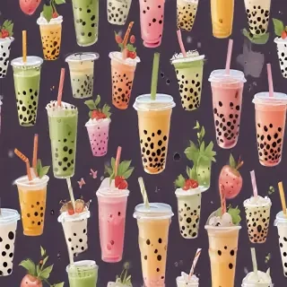 bubble tea background